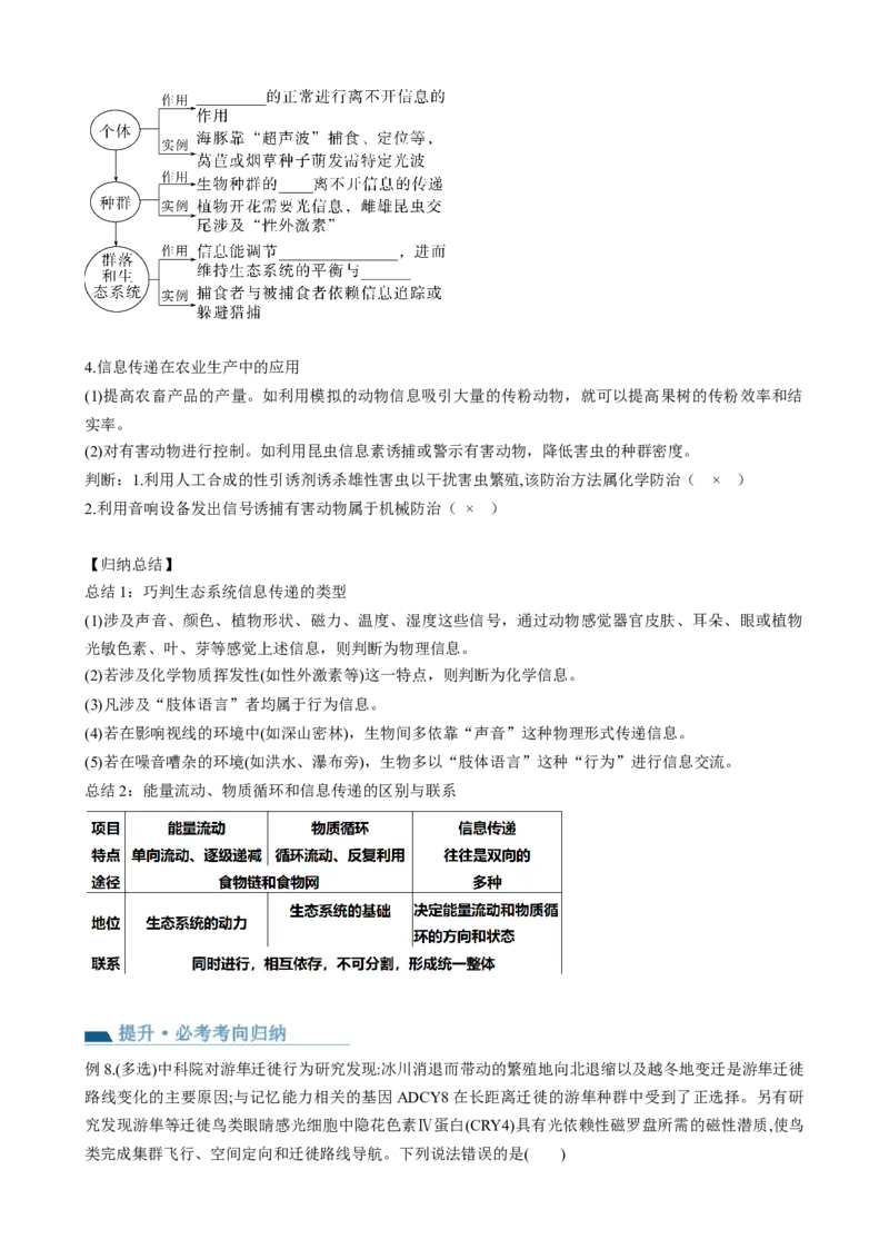 第36讲生态系统的功能（讲义）（学生版）_2024年新高考资料_1.2024一轮复习_2024年高考生物一轮复习讲练测（新教材新高考）