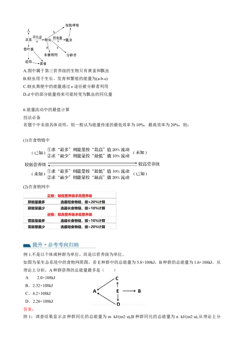 第36讲生态系统的功能（讲义）（学生版）_2024年新高考资料_1.2024一轮复习_2024年高考生物一轮复习讲练测（新教材新高考）