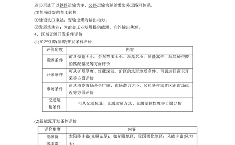 50必修③第3章区域自然资源综合开发第30讲能源资源的开发&mdash;&mdash;以我国山西省为例_通用版（老高考）复习资料_2023年复习资料_地理高三一轮复习系列_320