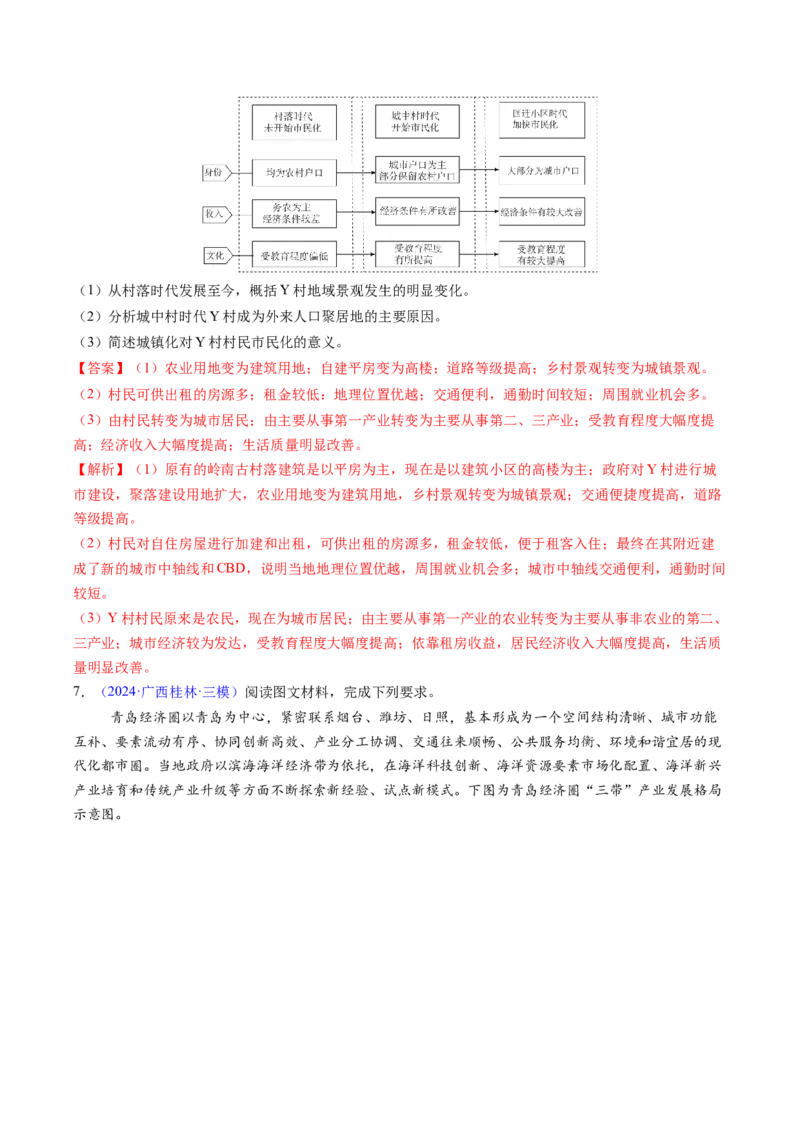 考前冲刺&mdash;&mdash;非选择题压轴特训02（解析版）_2025年新高考资料_二轮复习_01高考语文等多个文件_2025年高三地理高考二轮复习专项提升_题型专练