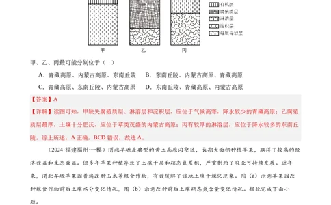 第16讲植被与土壤（解析版）_2025年新高考资料_一轮复习_备战2025年高考地理一轮复习考点帮（新高考通用）（完结）