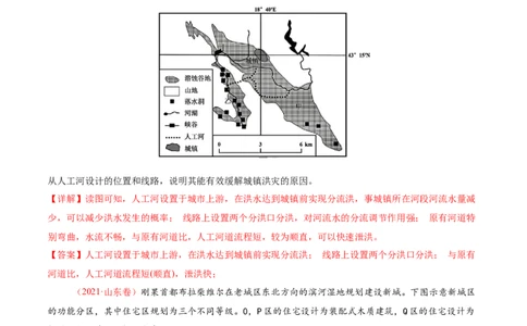 微专题城市内涝（讲义）（解析版）_2025年新高考资料_二轮复习_2025年高三地理高考二轮复习专项提升（新高考通用）3405802_二轮讲义