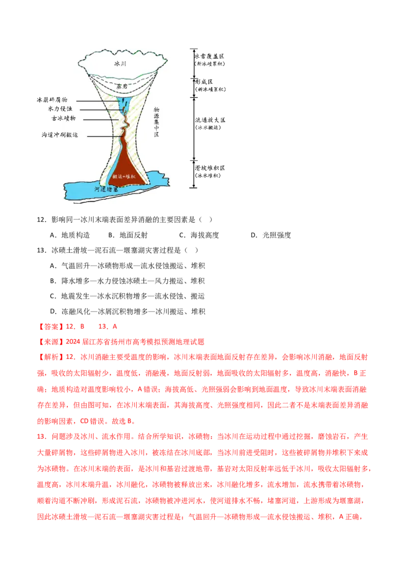 重难点09自然灾害与地理信息技术（解析版）_2025年新高考资料_二轮复习_01高考语文等多个文件_2025年高三地理高考二轮复习专项提升_重点&middot;难点&middot;热点专练（分地区）
