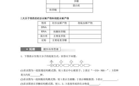 第1单元　第4课时　核酸是遗传信息的携带者、有机物的鉴定_2024年新高考资料_1.2024一轮复习_2024年高考生物一轮复习讲义（新人教版）_学生版在此文件夹_大一轮复习讲义