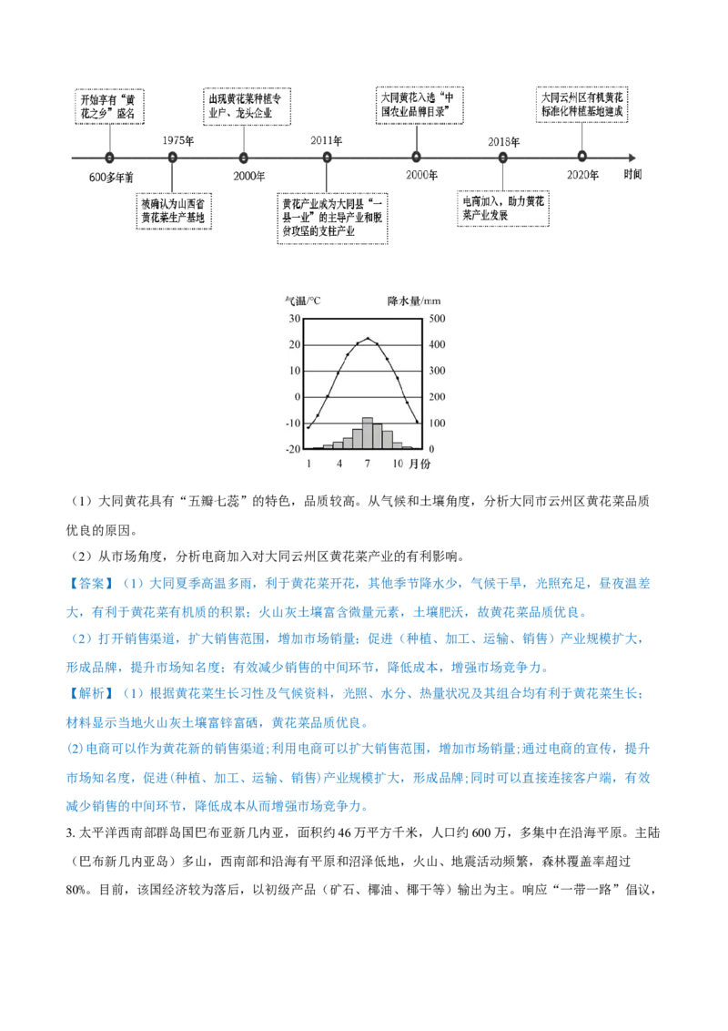 重难点专题12农业区位选择与粮食安全（原卷版）_2025年新高考资料_二轮复习_01高考语文等多个文件_2025年高三地理高考二轮复习专项提升_重点&middot;难点&middot;热点专练（分地区）_上海专用