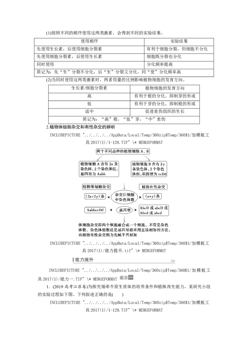 [12533120]高中生物一轮复习学案：第36讲　细胞工程_新高考复习资料_2023年新高考复习资料_一轮复习_精讲精练2023届新高考生物一轮复习学案