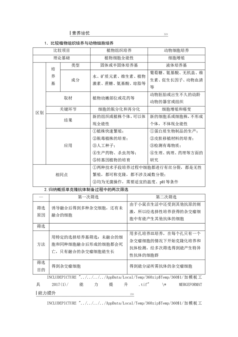 [12533120]高中生物一轮复习学案：第36讲　细胞工程_新高考复习资料_2023年新高考复习资料_一轮复习_精讲精练2023届新高考生物一轮复习学案