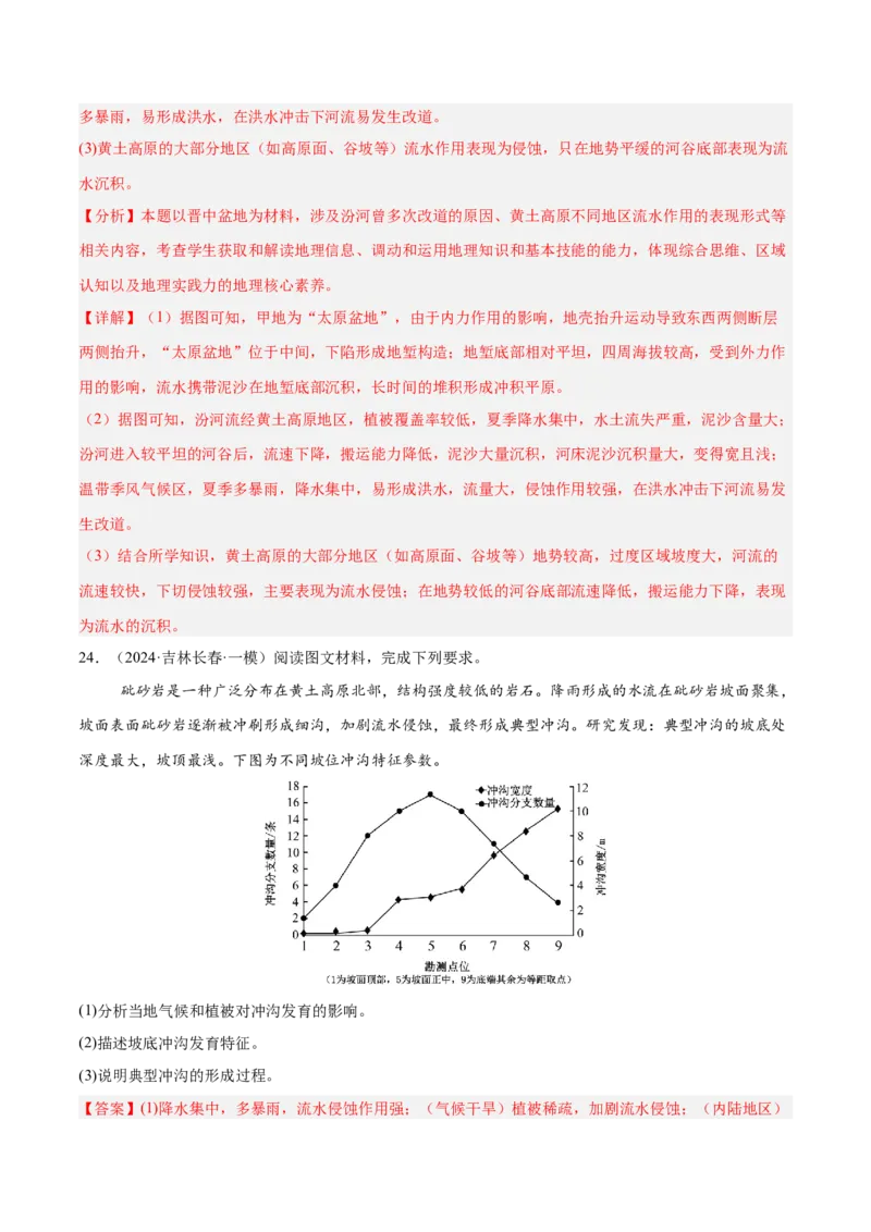 消灭易错自然地理非选择题35题专练（解析版）_2025年新高考资料_二轮复习_01高考语文等多个文件_2025年高三地理高考二轮复习专项提升_易错专练