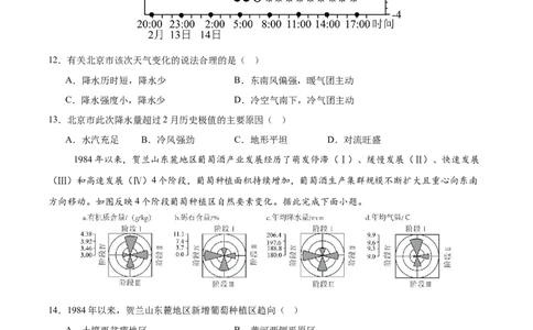 地理（重庆卷02）（考试版）_2025年新高考资料_二轮复习_01高考语文等多个文件_2025年高三地理高考二轮复习专项提升_模拟试卷_地理（重庆卷）-学易金卷：2025年高考第二次模拟考试_50398173
