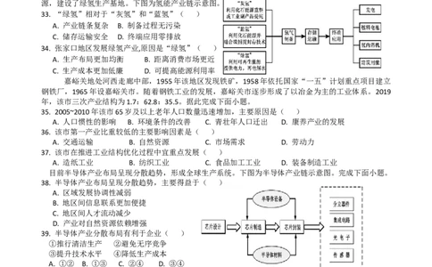 第11讲：区域与区域发展（答案在最后一行，无解析）_通用版（老高考）复习资料_2024年复习资料_2024届高考地理一轮复习配套练习小题狂练（答案在最后一行，无解析）
