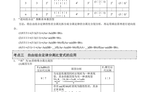 GKSW150_第14讲基因的自由组合定律-备战2022年高考生物一轮复习精品讲义（人教版）(解析版)_新高考复习资料_2022年新高考复习资料_备战2022新高考生物一轮复习精品讲义（人教版）