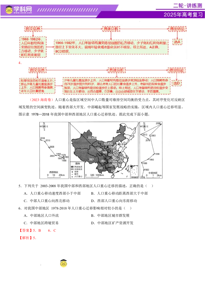微专题人口新问题（讲义）（解析版）_2025年新高考资料_二轮复习_上好课2025年高考地理二轮复习讲练测（新高考通用）3381954