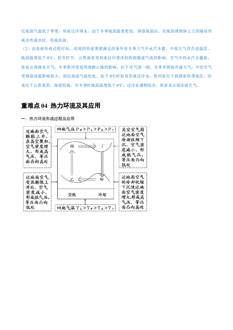 重难点专题02大气受热过程与气温（解析版）_2025年新高考资料_二轮复习_01高考语文等多个文件_2025年高三地理高考二轮复习专项提升_重点&middot;难点&middot;热点专练（分地区）_上海专用