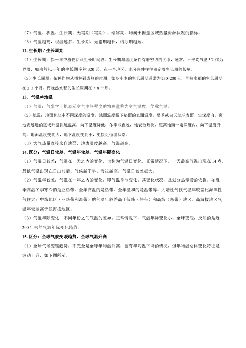 重难点专题02大气受热过程与气温（解析版）_2025年新高考资料_二轮复习_01高考语文等多个文件_2025年高三地理高考二轮复习专项提升_重点&middot;难点&middot;热点专练（分地区）_上海专用