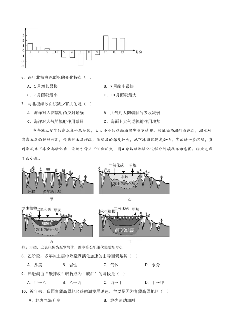热点04气候变化与可持续发展（原卷版）_2025年新高考资料_二轮复习_01高考语文等多个文件_2025年高三地理高考二轮复习专项提升_重点&middot;难点&middot;热点专练（分地区）