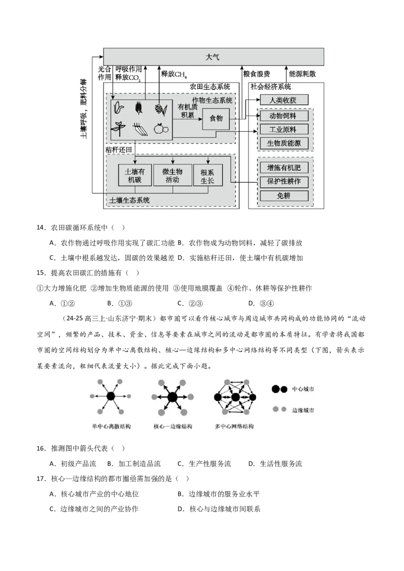 重难点16环境问题的防治与国家安全（原卷版）_2025年新高考资料_二轮复习_01高考语文等多个文件_2025年高三地理高考二轮复习专项提升_重点&middot;难点&middot;热点专练（分地区）_天津专用