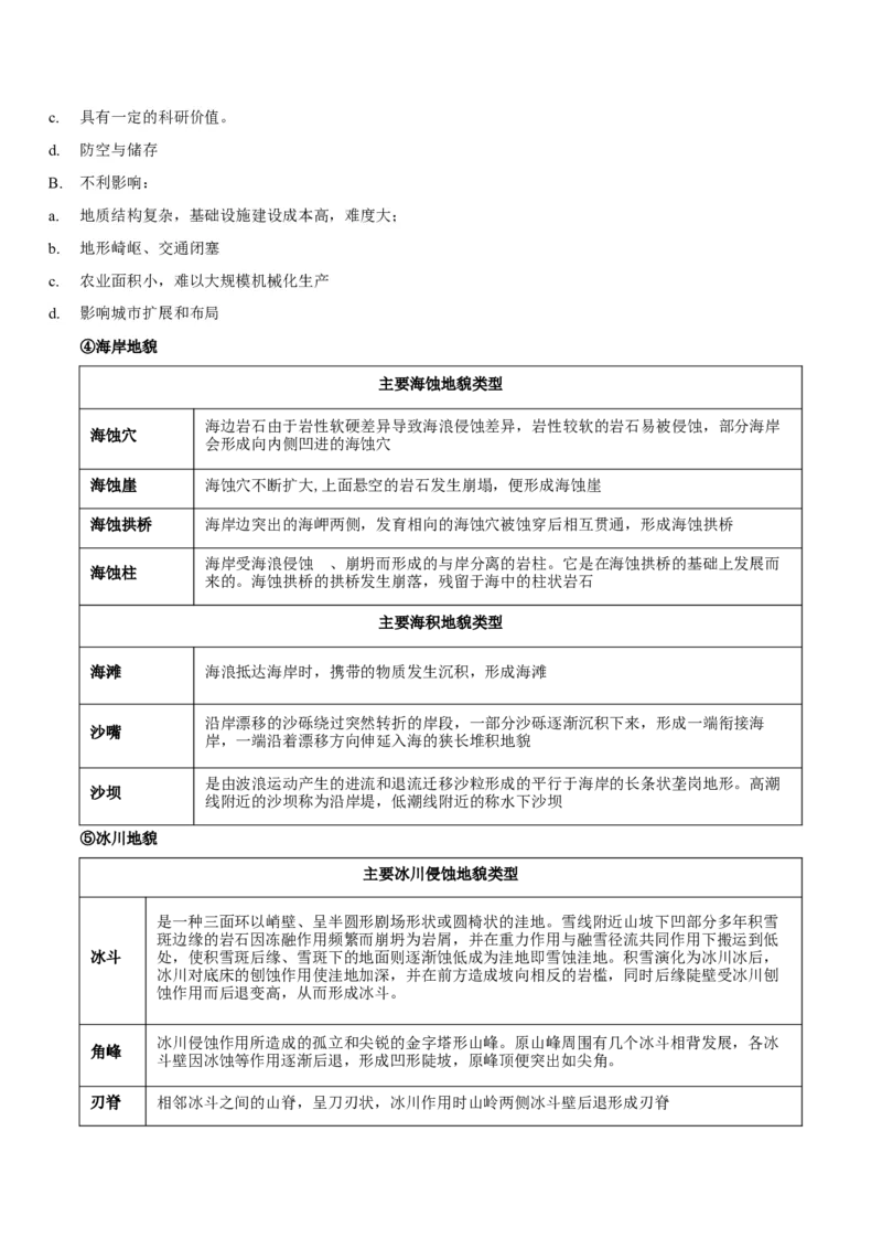 重难点06地表形态变化及其影响（原卷版）_2025年新高考资料_二轮复习_01高考语文等多个文件_2025年高三地理高考二轮复习专项提升_重点&middot;难点&middot;热点专练（分地区）_江苏专用