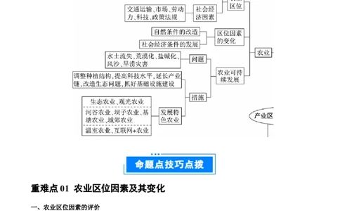 重难点09农业区位及其产业发展（解析版）_2025年新高考资料_二轮复习_2025年高三地理高考二轮复习专项提升（新高考通用）3405802_重点&middot;难点&middot;热点专练（分地区）_广东专用