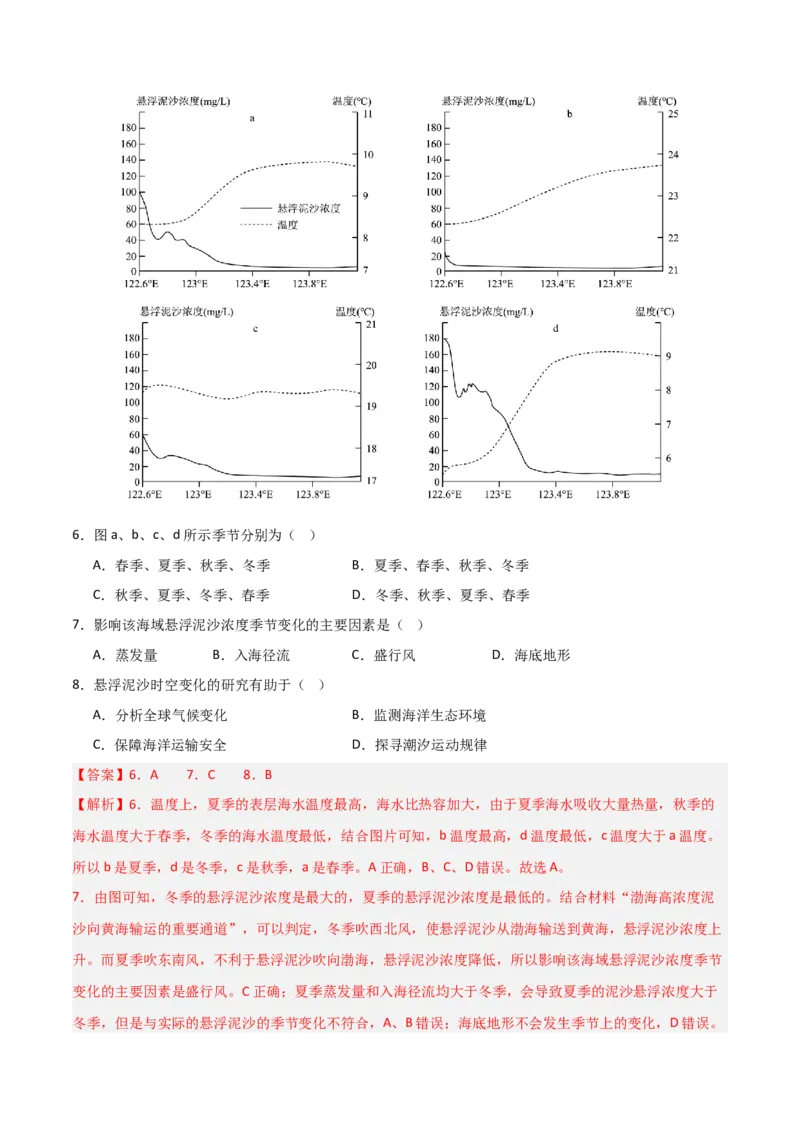 题型02常见命题情境与技巧解读（解析版）_2025年新高考资料_二轮复习_01高考语文等多个文件_2025年高三地理高考二轮复习专项提升_重点&middot;难点&middot;热点专练（分地区）_江苏专用
