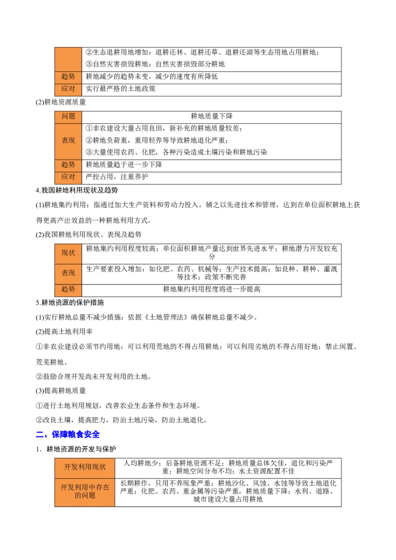 重难点14自然资源与国家安全（浙江专用）（原卷版）_2025年新高考资料_二轮复习_2025年高三地理高考二轮复习专项提升（新高考通用）3405802_重点&middot;难点&middot;热点专练（分地区）_浙江专用