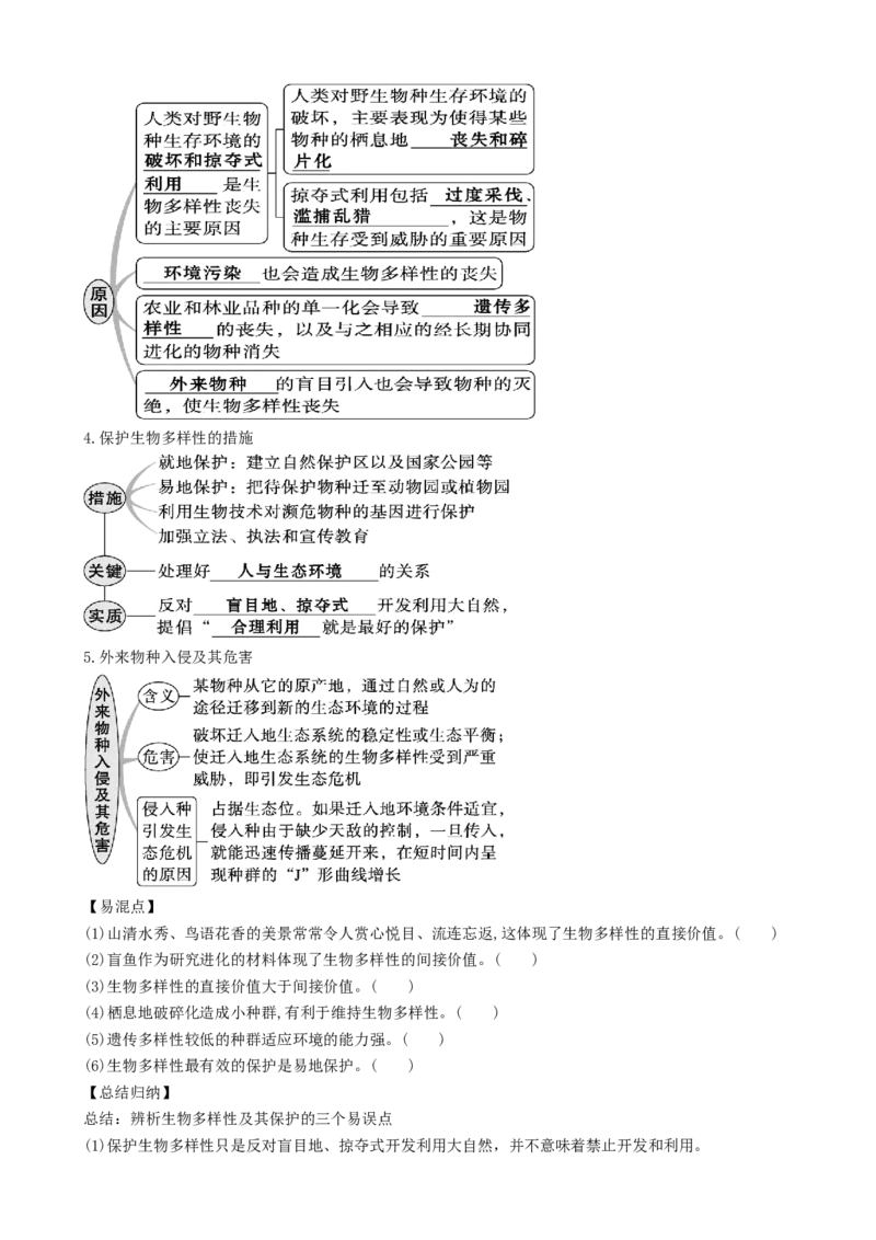 第37讲人与环境、生态工程（讲义）（学生版）_2024年新高考资料_1.2024一轮复习_2024年高考生物一轮复习讲练测（新教材新高考）