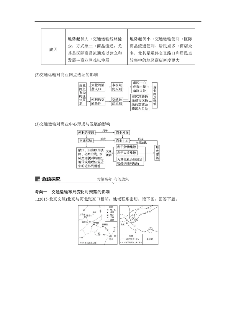 39必修②第5章交通运输布局及其影响第24讲交通运输方式和布局_通用版（老高考）复习资料_2023年复习资料_地理高三一轮复习系列_地理高三一轮复习系列《一轮复习讲义》（教师版）
