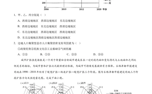 考前信息必刷卷02（陕晋青宁专用）（试卷版）_2025年新高考资料_2025考前信息卷_2025年高考地理考前信息必刷卷（陕晋青宁专用）3436008