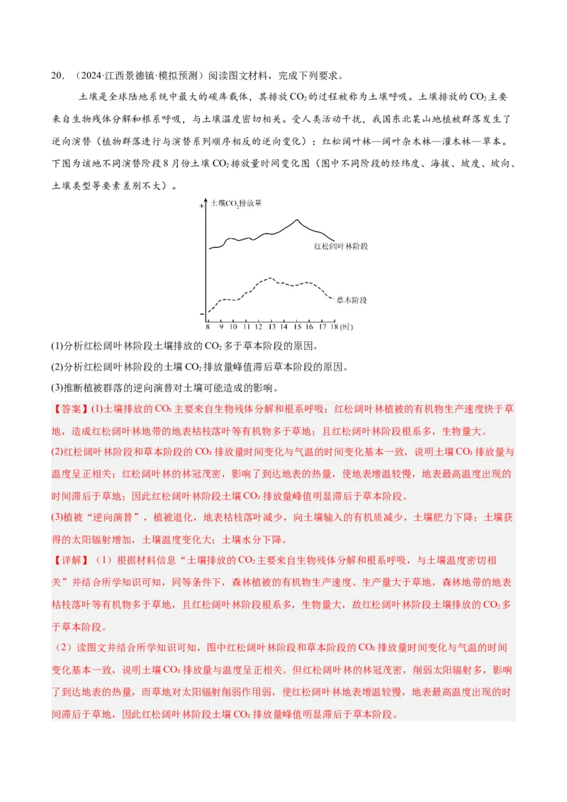 热点05土壤与环境（解析版）_2025年新高考资料_二轮复习_01高考语文等多个文件_2025年高三地理高考二轮复习专项提升_重点&middot;难点&middot;热点专练（分地区）_广东专用