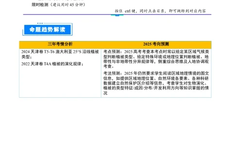 重难点10自然环境的整体性与差异性（原卷版）_2025年新高考资料_二轮复习_01高考语文等多个文件_2025年高三地理高考二轮复习专项提升_重点&middot;难点&middot;热点专练（分地区）_天津专用