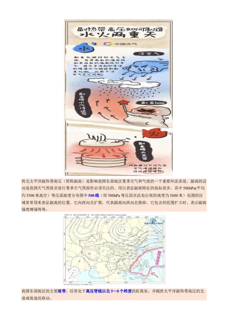 微专题副高（讲义）（解析版）_2025年新高考资料_二轮复习_上好课2025年高考地理二轮复习讲练测（新高考通用）3381954