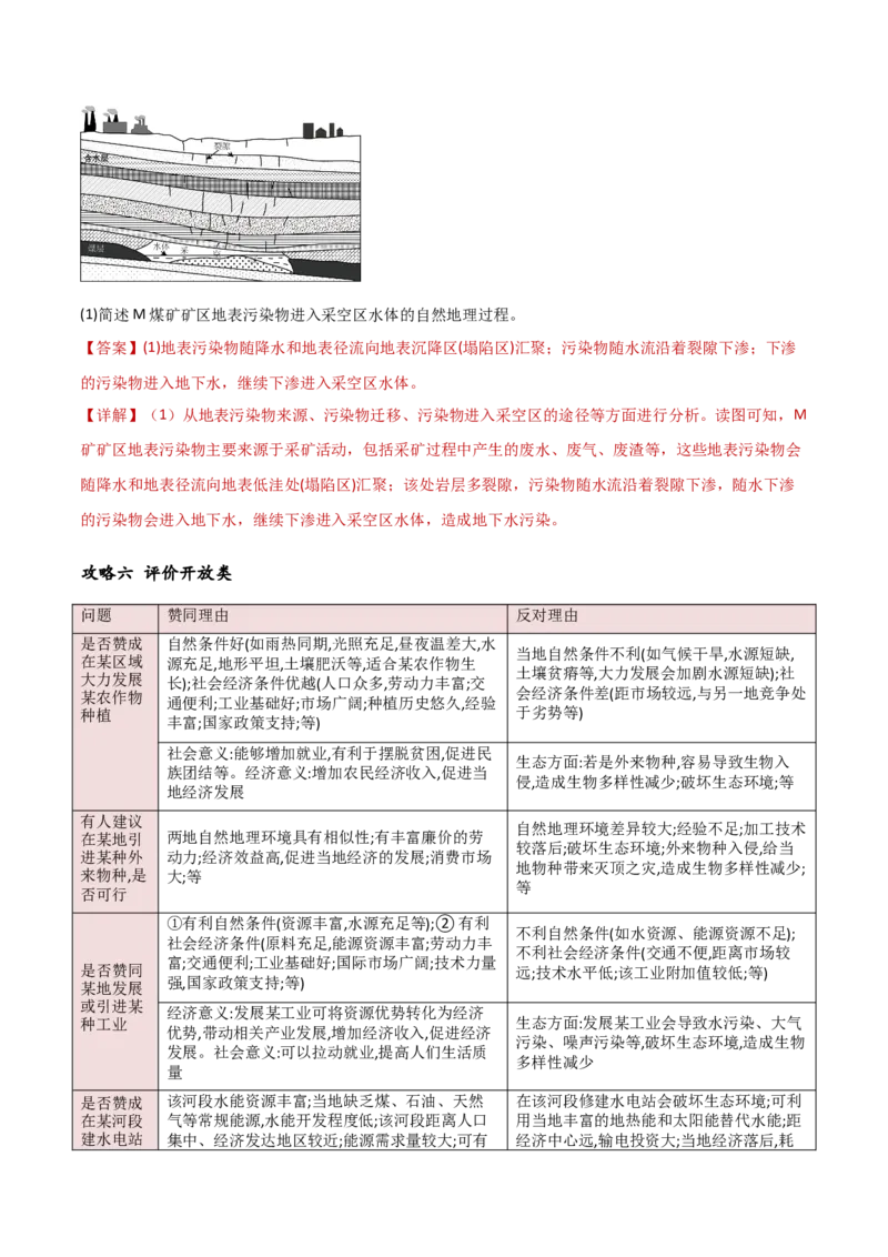 题型05综合题高分攻略（解析版）_2025年新高考资料_二轮复习_01高考语文等多个文件_2025年高三地理高考二轮复习专项提升_重点&middot;难点&middot;热点专练（分地区）_新高考通用