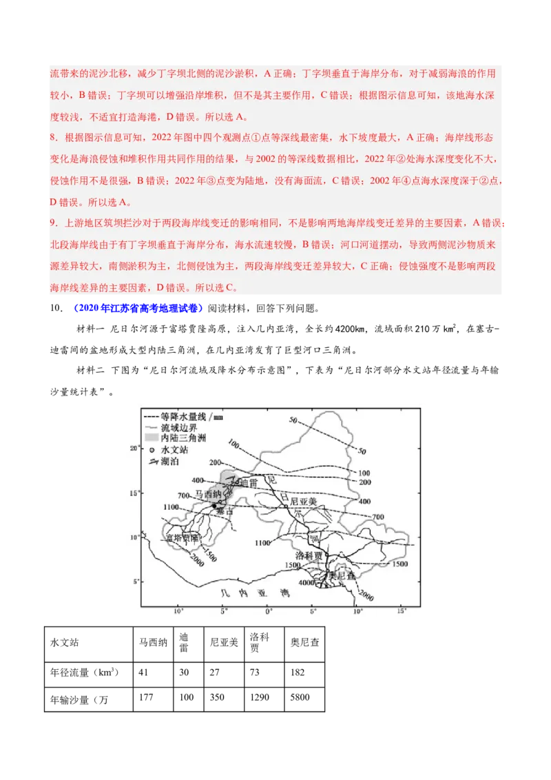 重难点02等值线图的判断（解析版）_2025年新高考资料_二轮复习_2025年高三地理高考二轮复习专项提升（新高考通用）3405802_重点&middot;难点&middot;热点专练（分地区）_江苏专用