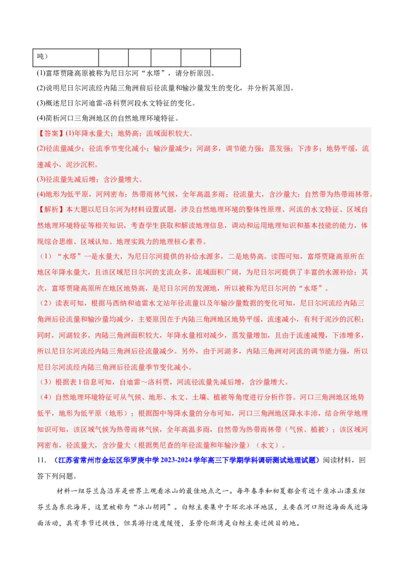 重难点02等值线图的判断（解析版）_2025年新高考资料_二轮复习_2025年高三地理高考二轮复习专项提升（新高考通用）3405802_重点&middot;难点&middot;热点专练（分地区）_江苏专用