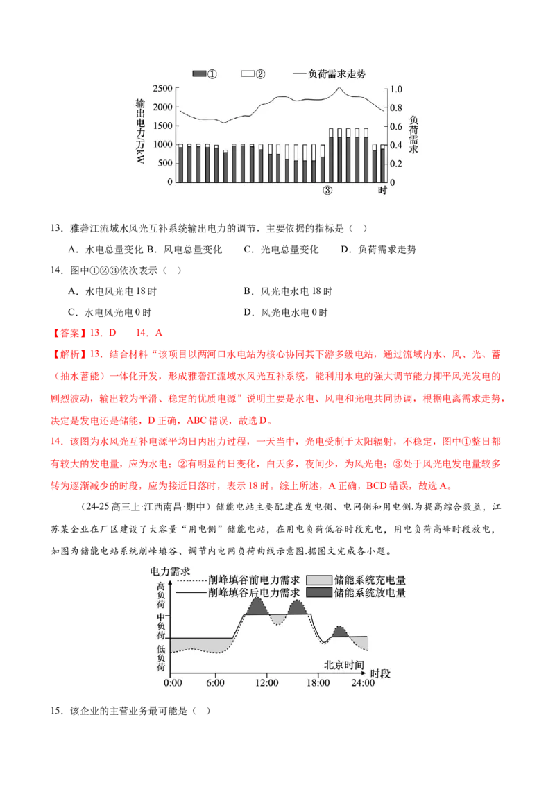 长效热点（练习）（解析版）_2025年新高考资料_二轮复习_01高考语文等多个文件_上好课2025年高考地理二轮复习讲练测（新高考通用）_第四部分热点聚焦