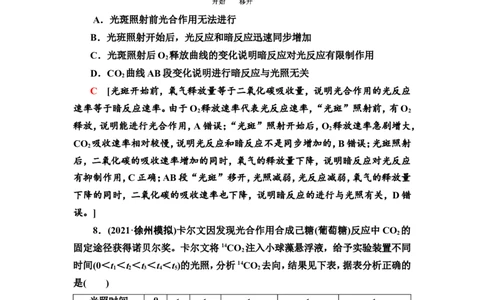 [13326482]备考2023生物课时分层作业9　光合作用与能量转化(Ⅰ)(含解析）_新高考复习资料_2023年新高考复习资料_专项复习_备考2023新高考生物课时分层作业