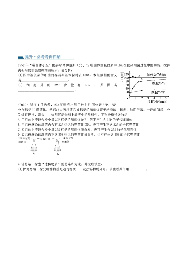 第20讲DNA是主要的遗传物质（讲义）（学生版）_2024年新高考资料_1.2024一轮复习_2024年高考生物一轮复习讲练测（新教材新高考）