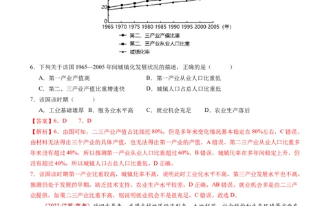专题14区域与区域发展-学易金卷：五年（2019-2023）高考地理真题分项汇编（解析版）_通用版（老高考）复习资料_2024年复习资料_完五年（2019-2023）高考地理真题分项汇编（全国通用）