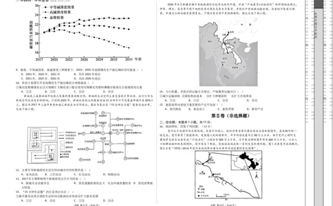 地理（北京卷）（考试版A3）_2025年新高考资料_二轮复习_2025年高三地理高考二轮复习专项提升（新高考通用）3405802_模拟试卷