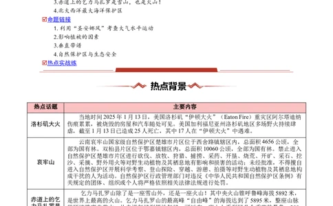热点07自然要素的联系-2025年高考地理热点&middot;重点&middot;难点专练（新高考通用）（解析版）_2025年新高考资料_二轮复习_2025年高三地理高考二轮复习专项提升（新高考通用）3405802