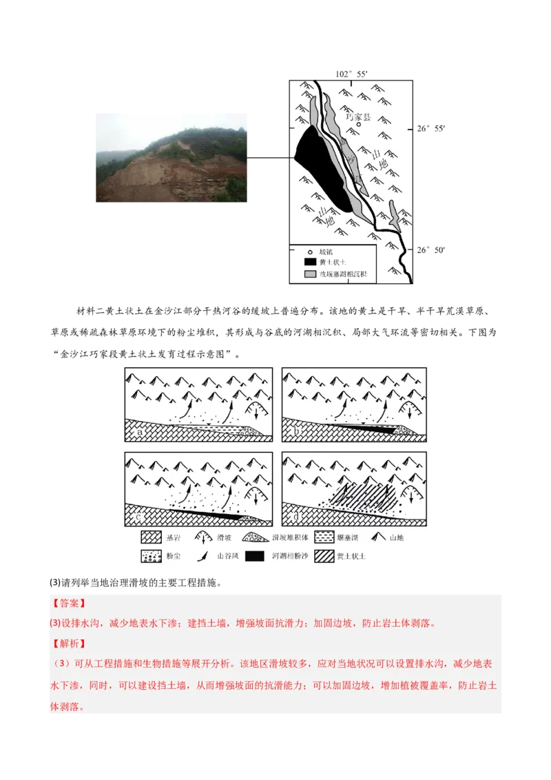 题型04常见综合题问法与答题规范（解析版）_2025年新高考资料_二轮复习_01高考语文等多个文件_2025年高三地理高考二轮复习专项提升_重点&middot;难点&middot;热点专练（分地区）_江苏专用