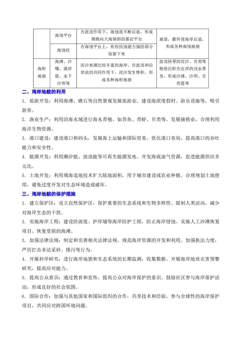 重难点04地质作用规律（浙江专用）（原卷版）_2025年新高考资料_二轮复习_2025年高三地理高考二轮复习专项提升（新高考通用）3405802_重点&middot;难点&middot;热点专练（分地区）_浙江专用