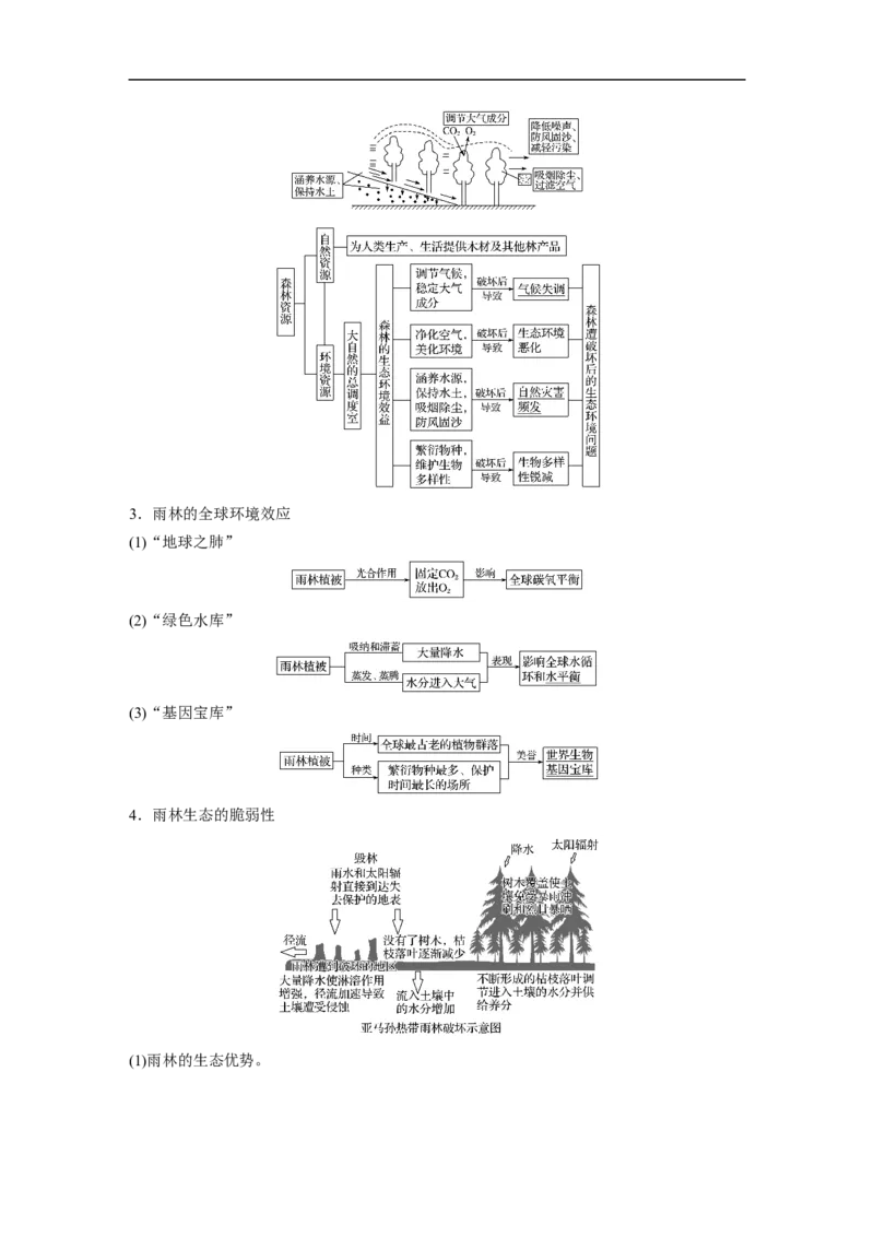 48必修③第2章区域生态环境建设第29讲森林的开发与保护_通用版（老高考）复习资料_2023年复习资料_地理高三一轮复习系列_地理高三一轮复习系列《一轮复习讲义》（教师版）