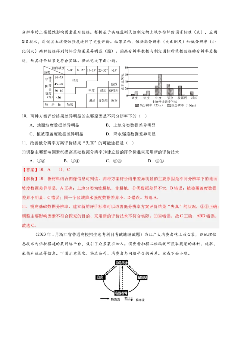 重难点08自然灾害与地理信息技术（解析版）_2025年新高考资料_二轮复习_2025年高三地理高考二轮复习专项提升（新高考通用）3405802_重点&middot;难点&middot;热点专练（分地区）_江苏专用
