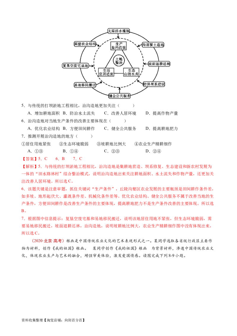 专题16城市、产业与区域发展-学易金卷：五年（2019-2023）高考地理真题分项汇编（解析版）_通用版（老高考）复习资料_2024年复习资料
