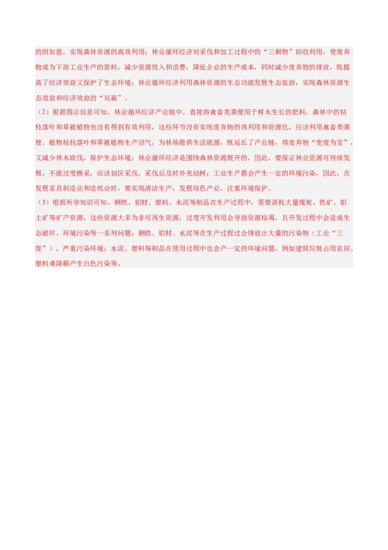 热点06生态文明建设（解析版）_2025年新高考资料_二轮复习_01高考语文等多个文件_2025年高三地理高考二轮复习专项提升_重点&middot;难点&middot;热点专练（分地区）_浙江专用