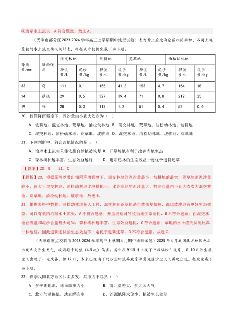 重难点16环境问题的防治与国家安全（解析版）_2025年新高考资料_二轮复习_01高考语文等多个文件_2025年高三地理高考二轮复习专项提升_重点&middot;难点&middot;热点专练（分地区）_天津专用