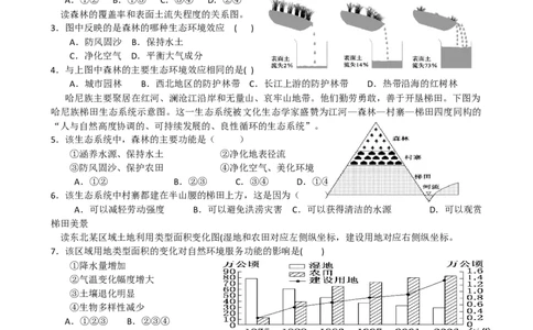 第18讲：自然环境与人类社会（答案在最后一行，无解析）_通用版（老高考）复习资料_2024年复习资料_2024届高考地理一轮复习配套练习小题狂练（答案在最后一行，无解析）