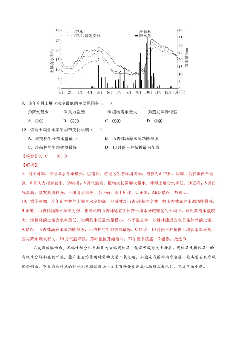 地理（河北卷）（全解全析）_2025年新高考资料_二轮复习_01高考语文等多个文件_2025年高三地理高考二轮复习专项提升_模拟试卷