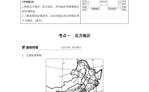 65区域地理第2章中国地理第39讲中国的主要地区_通用版（老高考）复习资料_2023年复习资料_地理高三一轮复习系列_地理高三一轮复习系列《一轮复习讲义》（学生版）