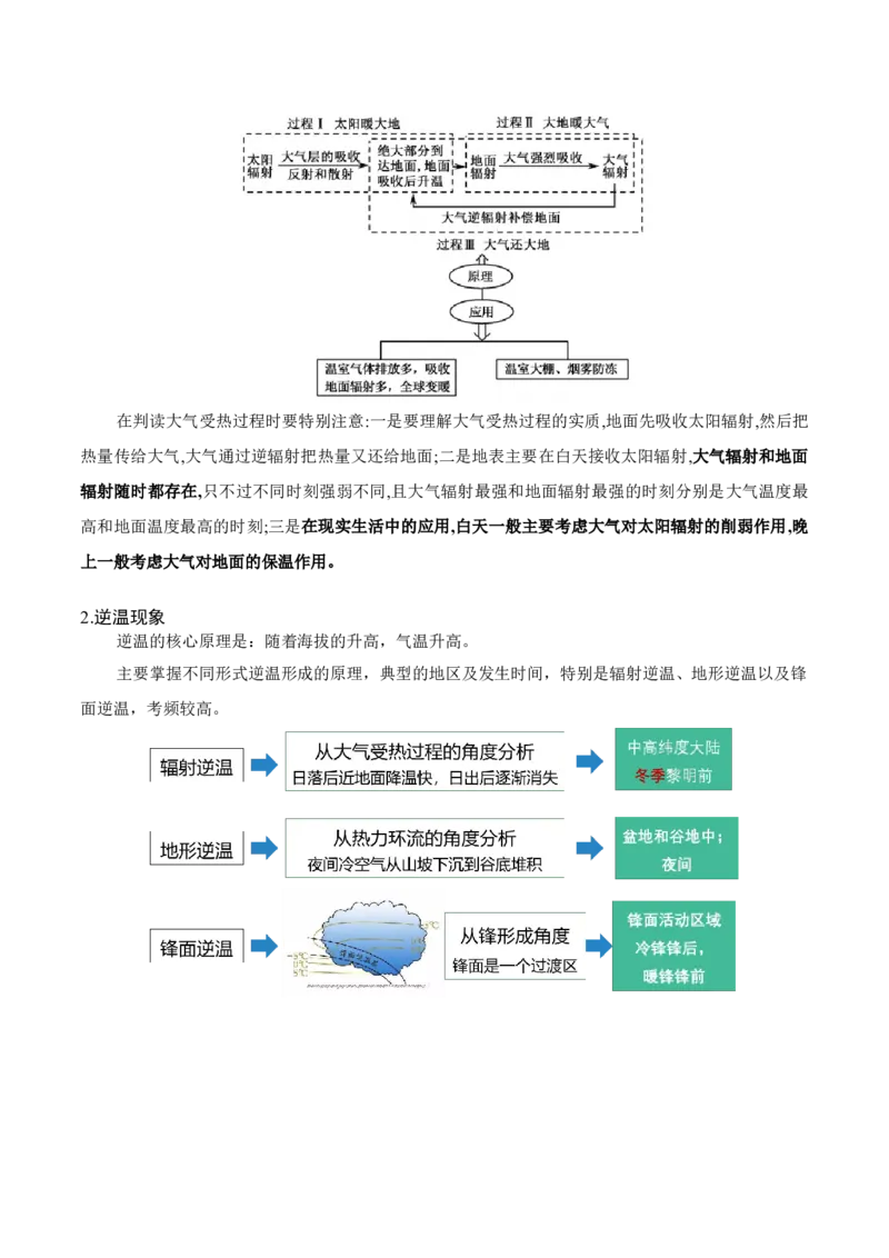 重难点03大气的运动规律（原卷版）_2025年新高考资料_二轮复习_2025年高三地理高考二轮复习专项提升（新高考通用）3405802_重点&middot;难点&middot;热点专练（分地区）_广东专用